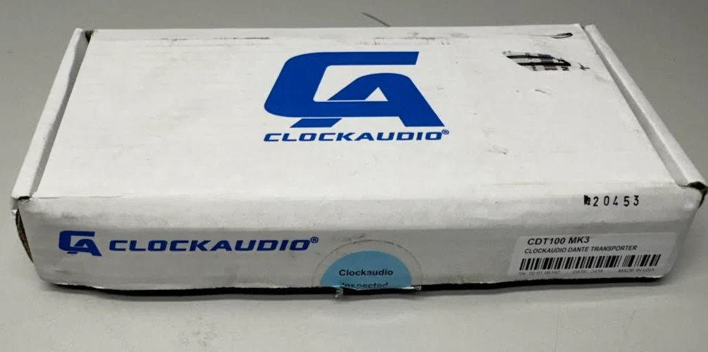 CLOCKAUDIO CDT100 MK3 Dante Transporter