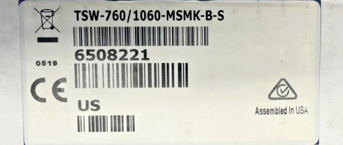 Crestron 6508221 TSW-760/1060-MSMK-B-S MultiSurface Touch Screen Mount Kit Black - Image 2