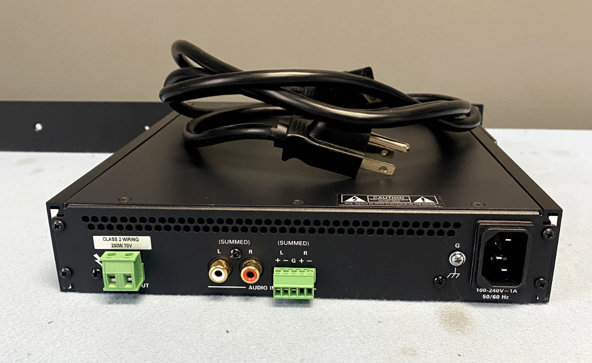 Crestron AMP-1200-70 Single-Channel Modular Power Amplifier 200W 70V 6507816 - Image 4