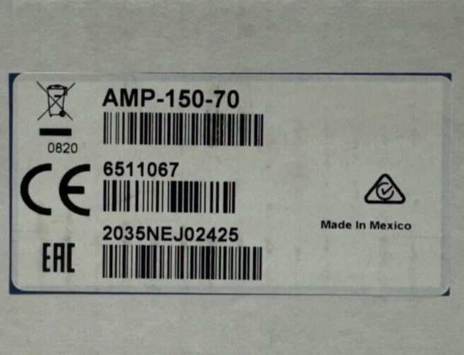 Crestron AMP-150-70 Single-Channel Modular Power Amplifier, 50 W, 70 V 6511067 - Image 2