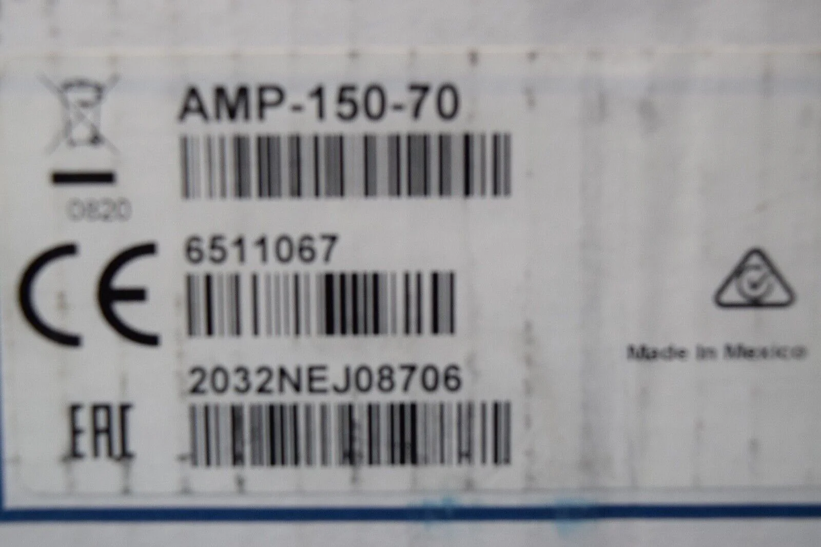 Crestron AMP-150-70 Single-Channel Modular Power Amplifier  50 W  70 V   6511067 - Image 2