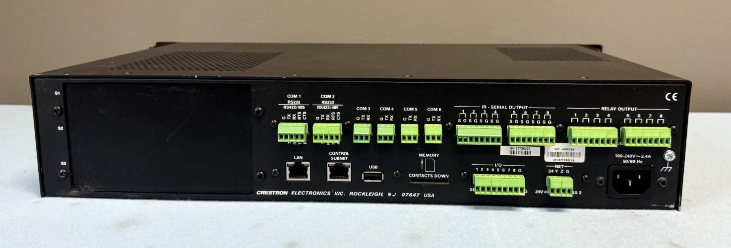 Crestron AV3 3-Series Control System Advanced Control Processor 6504878 - Image 3
