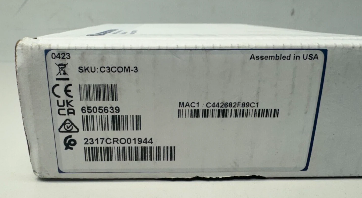 Crestron C3COM-3 3-Series Control Card – 3 COM Ports 6505639 NOB - Image 2