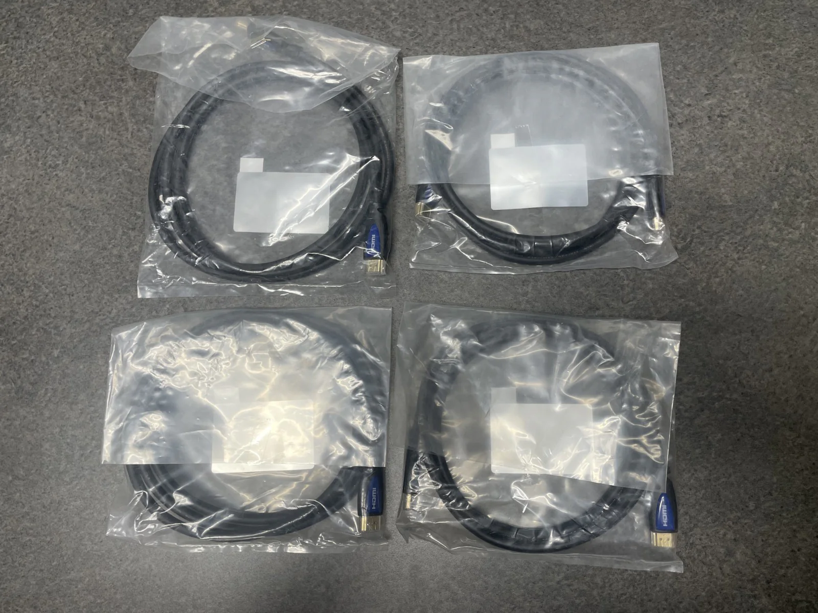 Crestron CBL-HD-6 HDMI Interface 24k Plated Cable 6 ft 6503565 Lot of 4 - Image 2