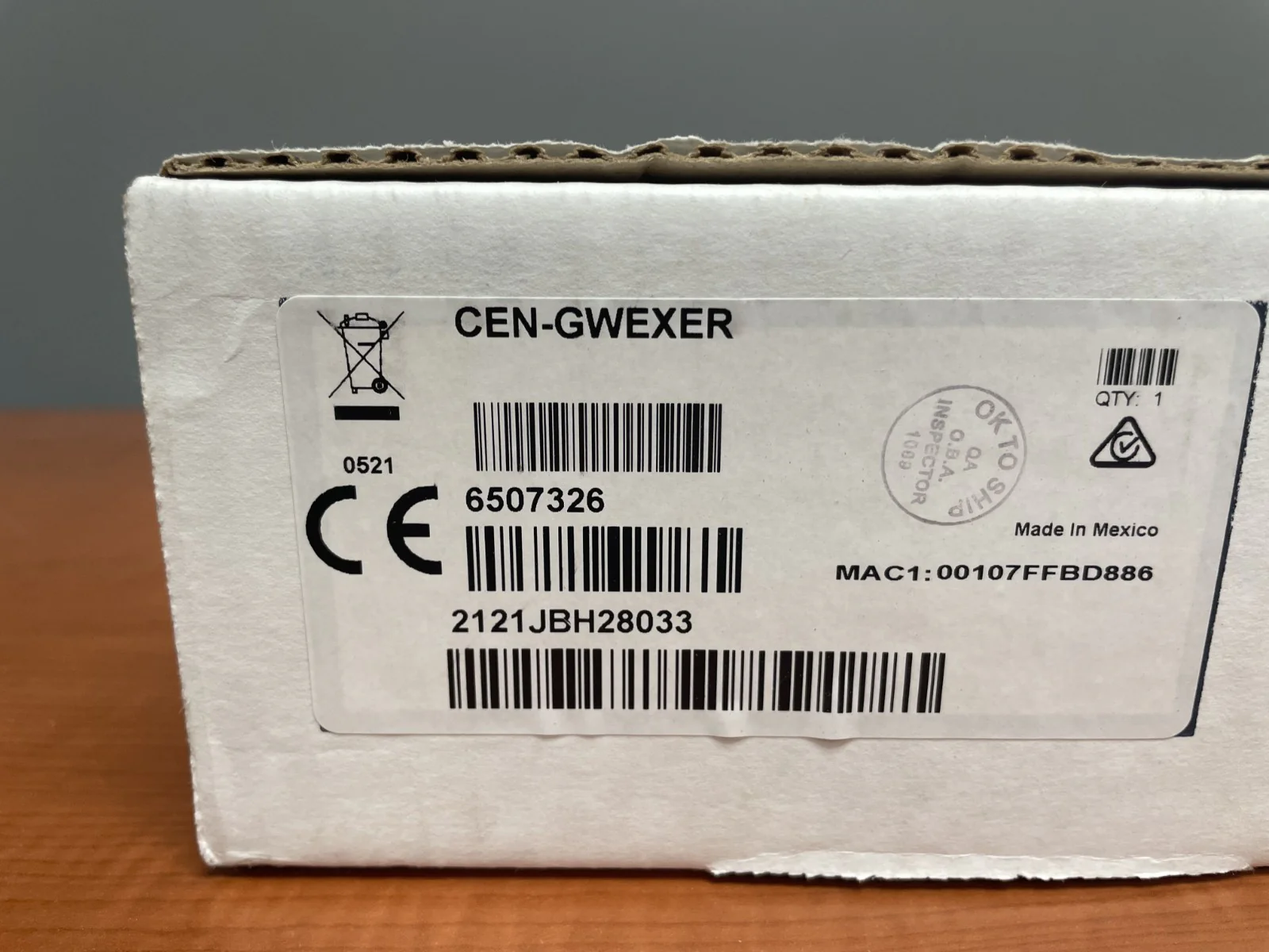 Crestron CEN-GWEXER infiNET EX Network and ER Wireless Gateway 6507326