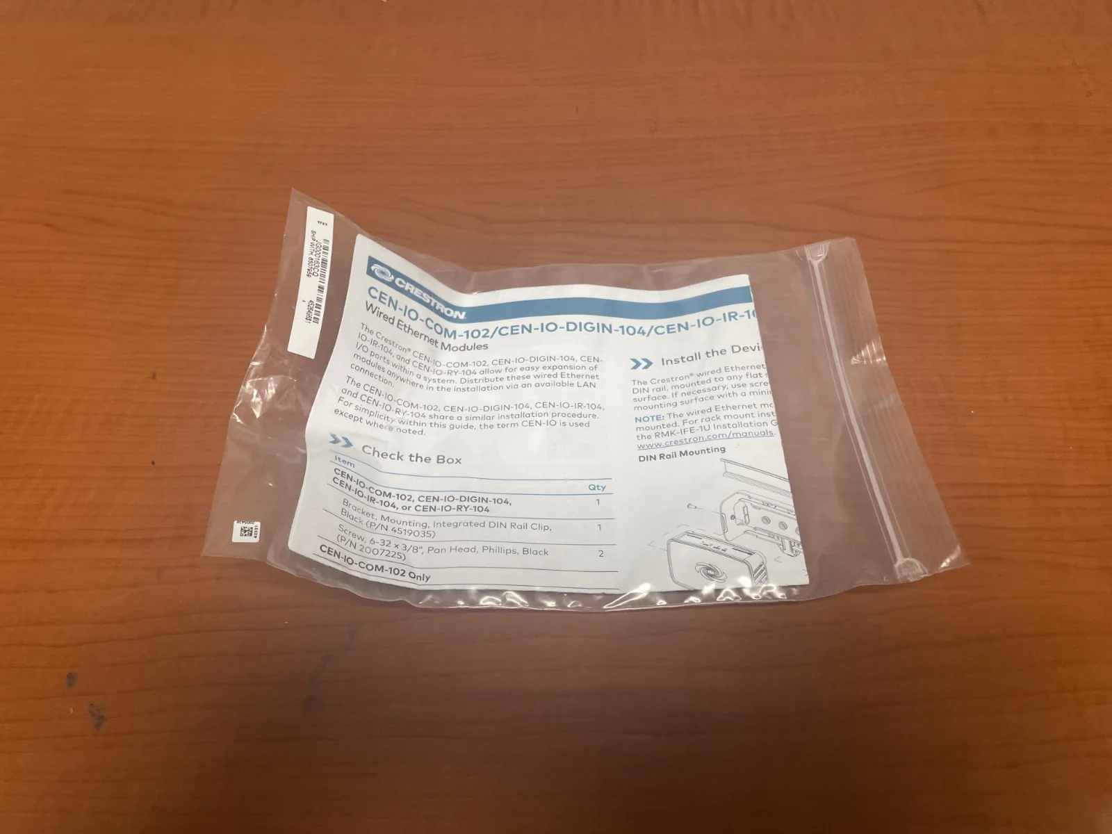 Crestron CEN-IO-COM-102 Wired Ethernet Module 6507959 - Image 8