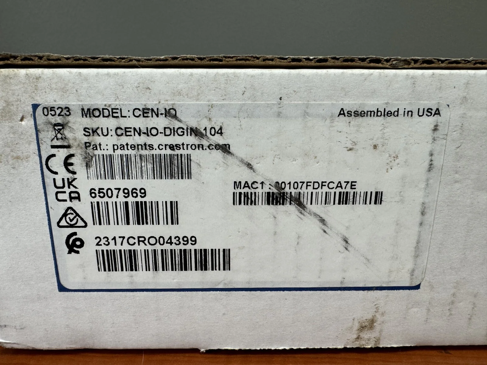 Crestron CEN-IO-DIGIN-104 Wired Ethernet Module with 4 Digital Inputs 6507969 - Image 2