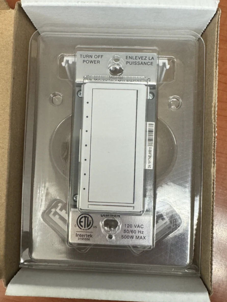 Crestron CLW-DELVEX-P-W-T Cameo Wireless In-Wall Dimmer, ELV 120V 6505297 - Image 3