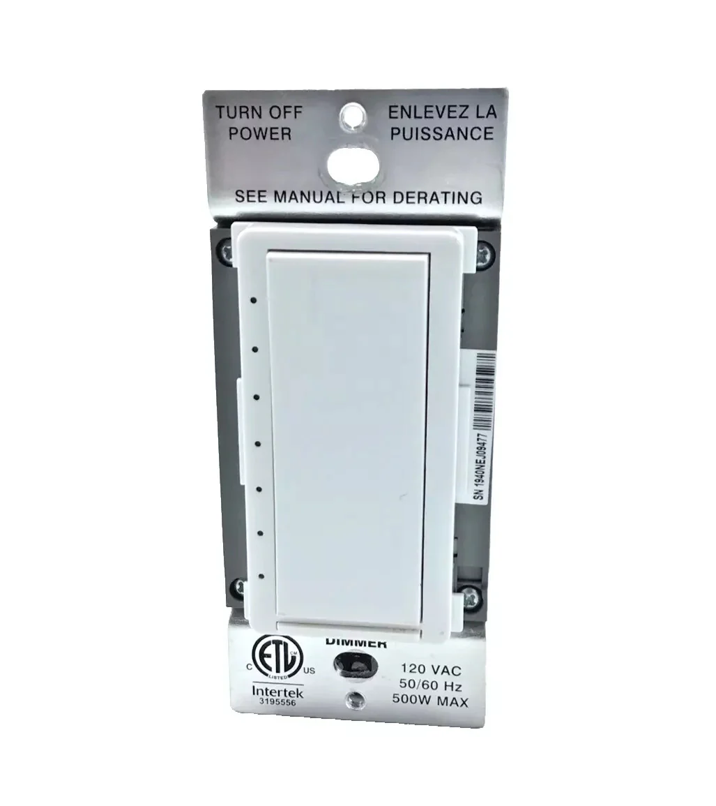 Crestron (CLW-DIMSWEX-P-W-S) Dimmer/Switch- Open Box 4510371 (4510372) NEWOB - Image 2