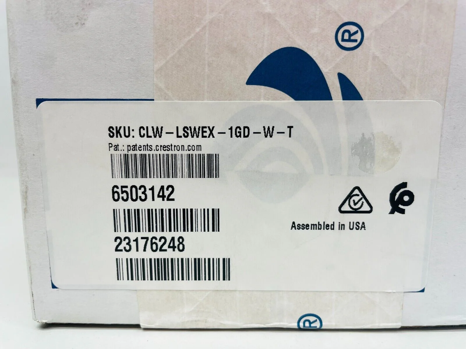 Crestron CLW-LSWEX-1GD-W-T Single-Channel Wireless Lamp Switch, 6503142 - Image 2