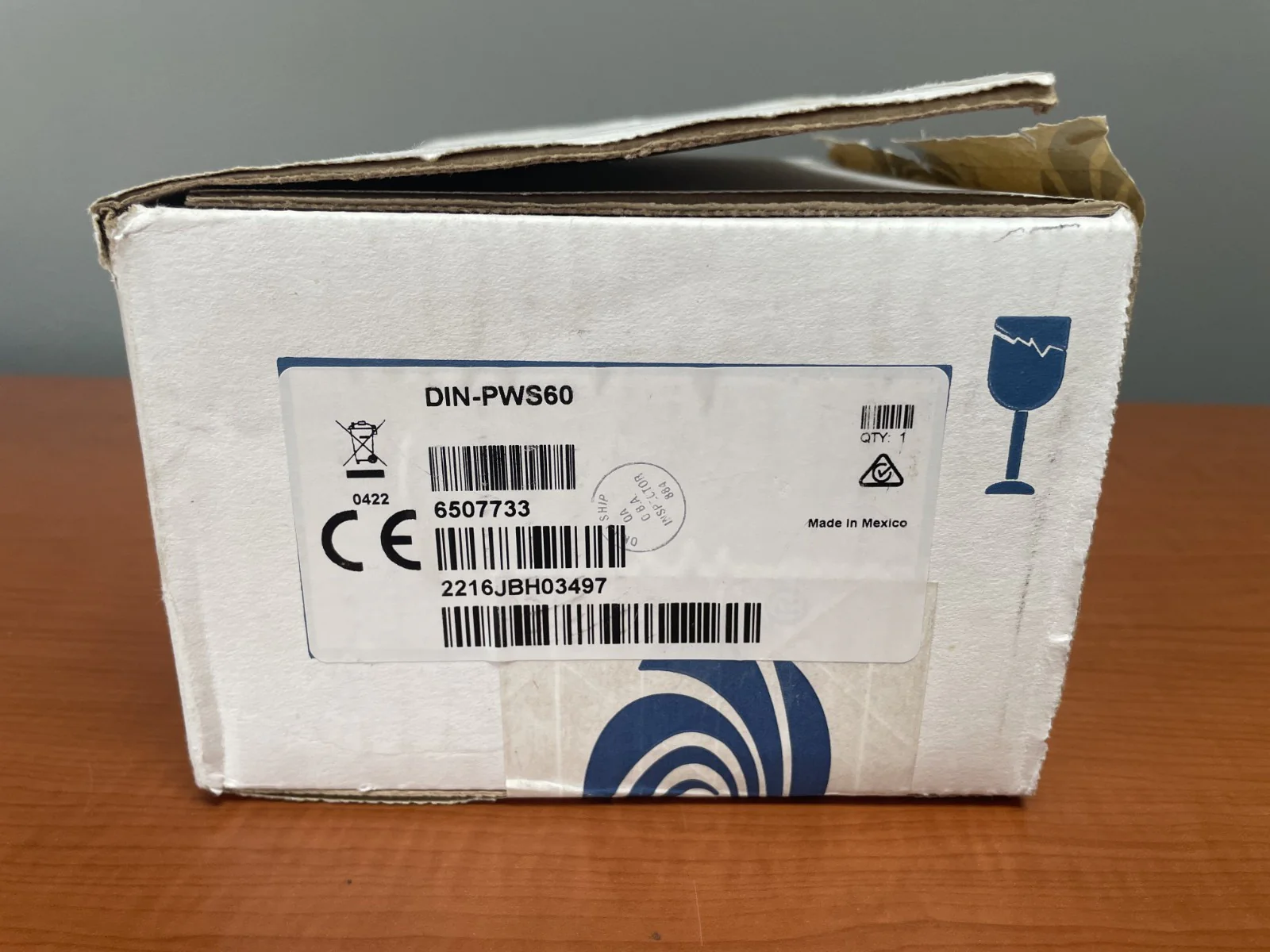 Crestron DIN-PWS60 DIN Rail 60 Watt Cresnet Power Supply 6507733