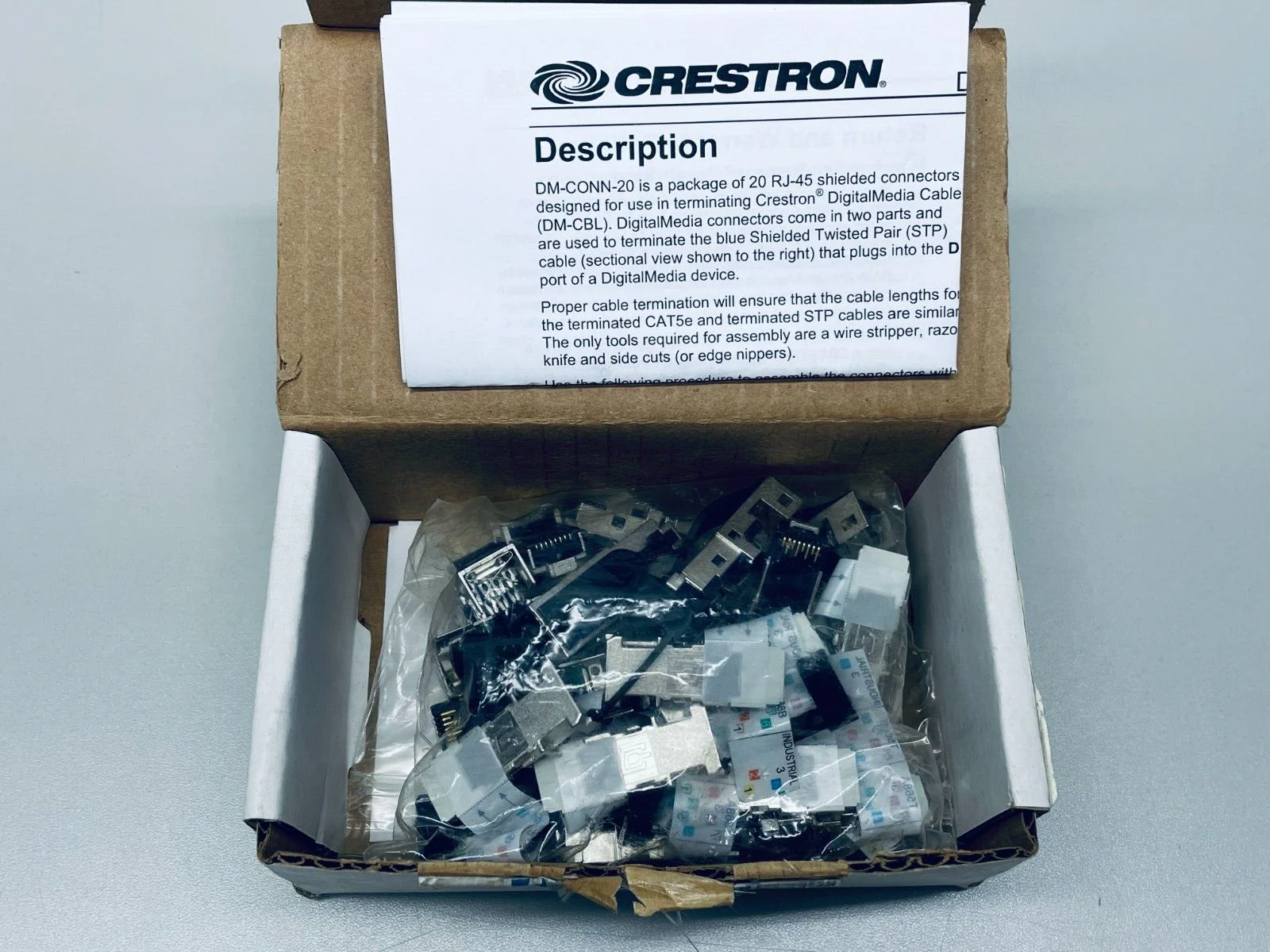 Crestron DM-CONN-20 Connectors for DM-CBL-ULTRA 6502789 (Qty. 13) - Image 3