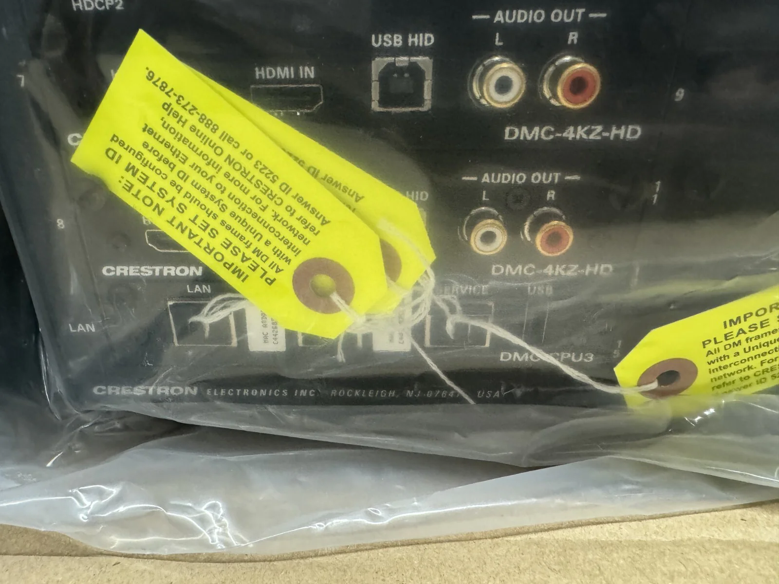 Crestron DM-MD16X16-CPU3 DigitalMedia Switcher w/ DMC-4KZ-HD DMC-4KZ-CO-HD - Image 6