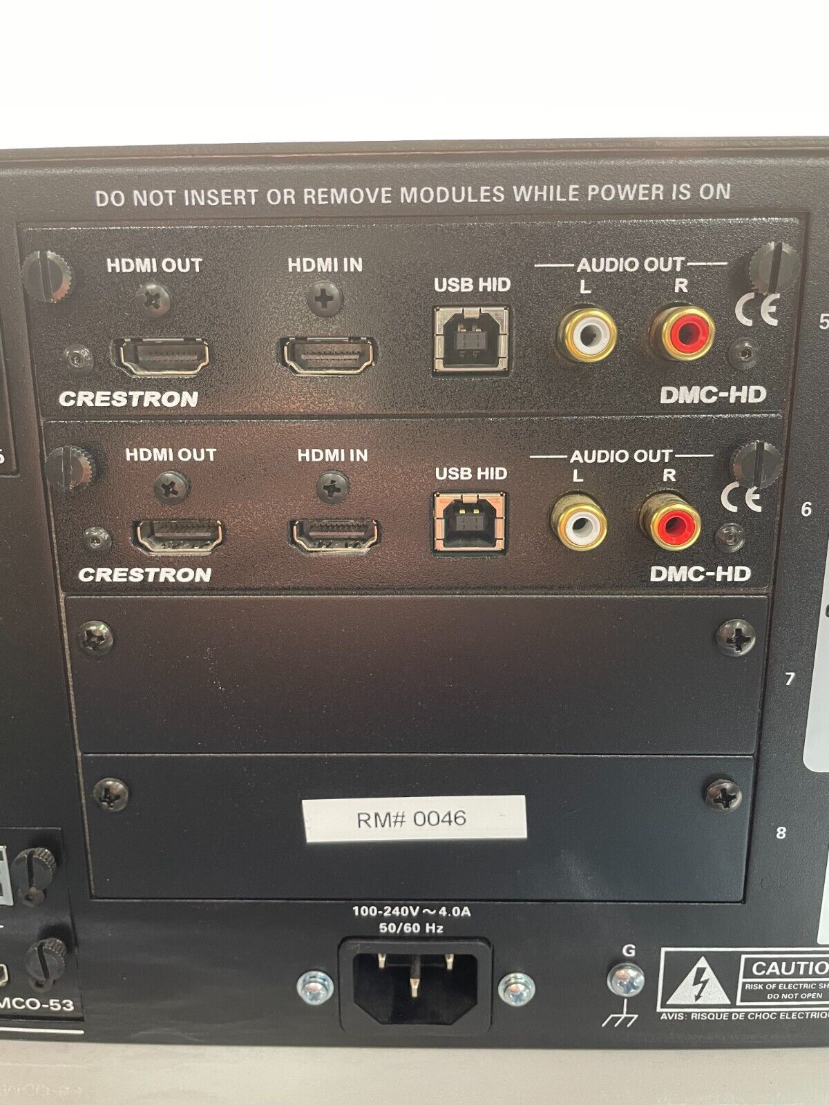 Crestron DM-MD8X8 - 8x8 DigitalMedia Switcher with Pictured Cards - Image 8