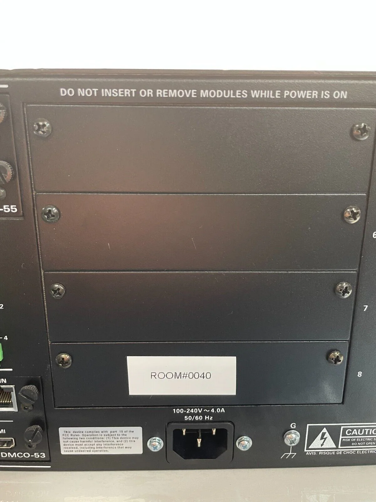 Crestron DM-MD8X8 - 8x8 DigitalMedia Switcher with Pictured Cards - Image 8