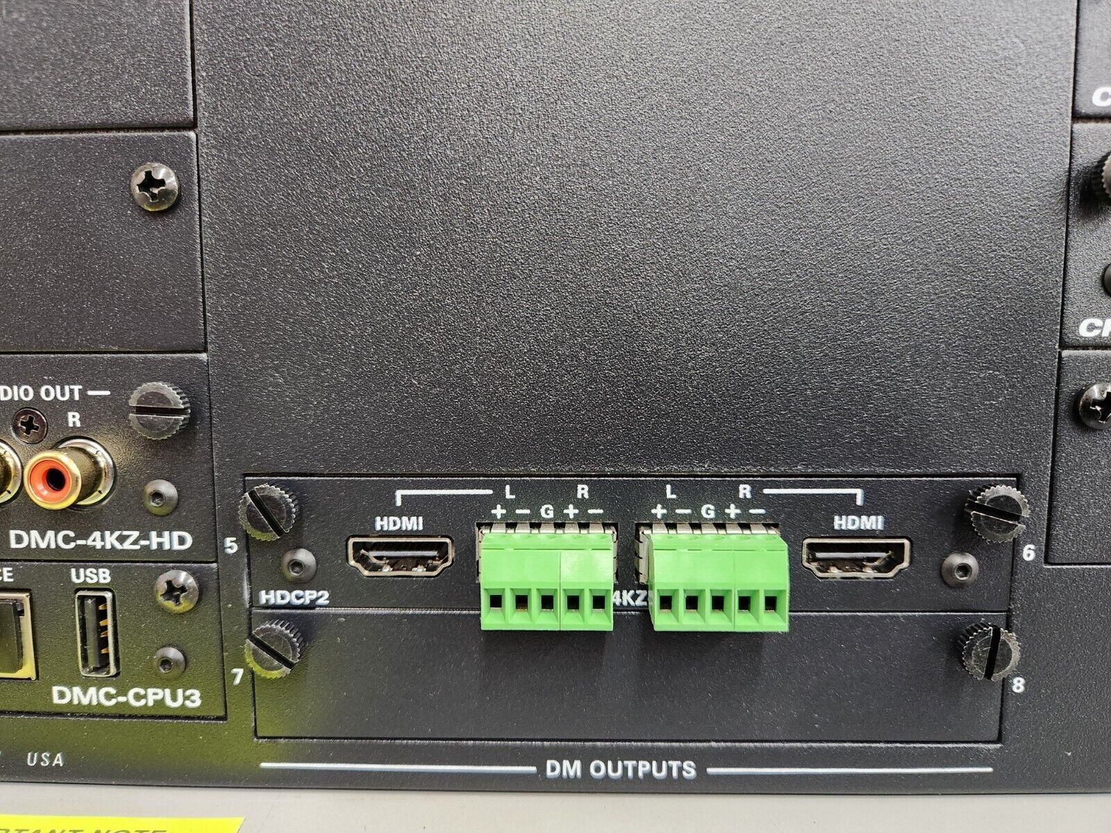 Crestron DM-MD8X8-CPU3 DigitalMedia Switcher Enclosure w/4KZ Cards 6509617 NOB - Image 12