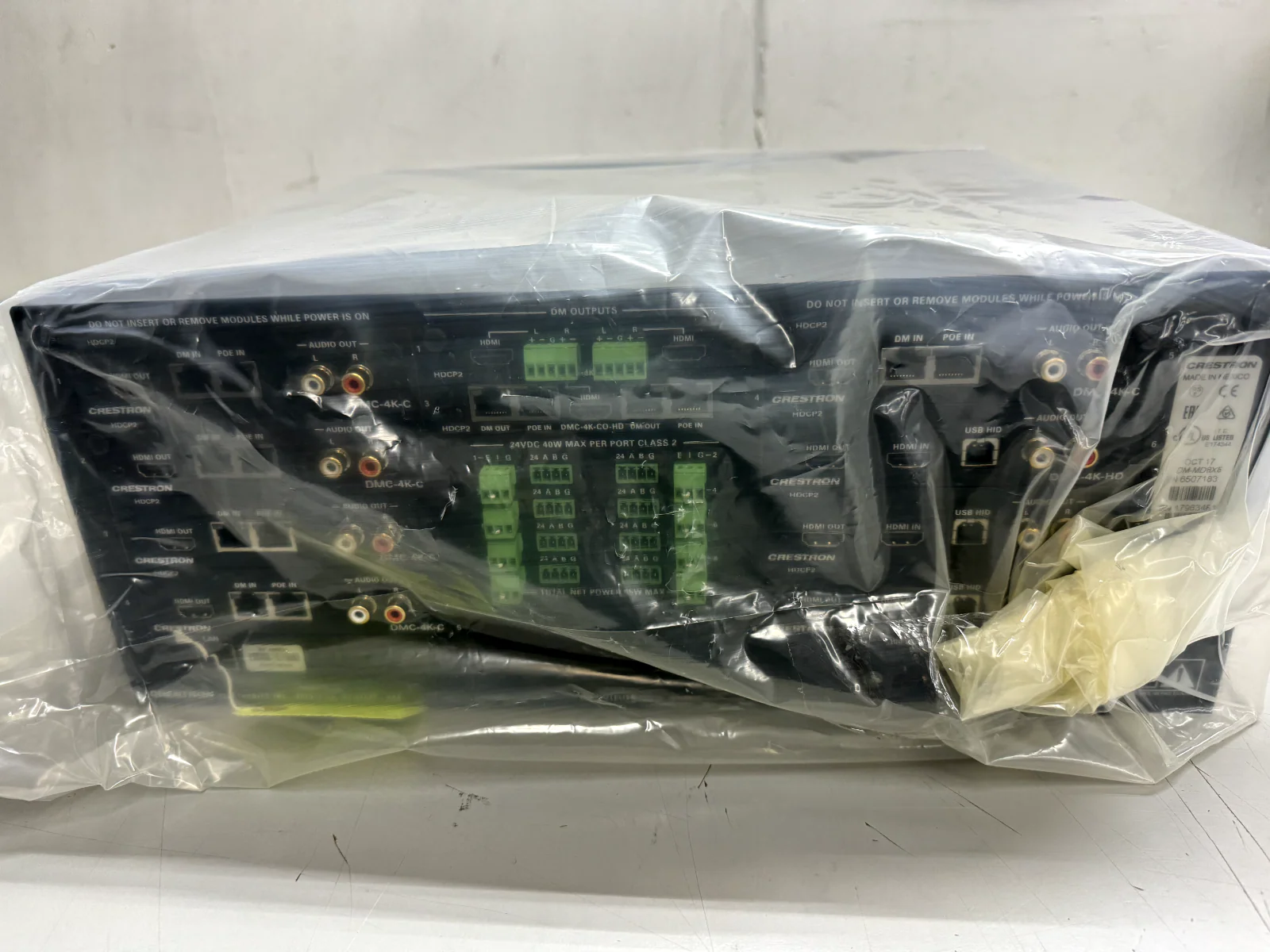 Crestron DM-MD8X8 DigitalMedia Matrix Switcher DMC-4K-CO-HD-HDCP2 DMC-4K-C-HDCP2 - Image 4