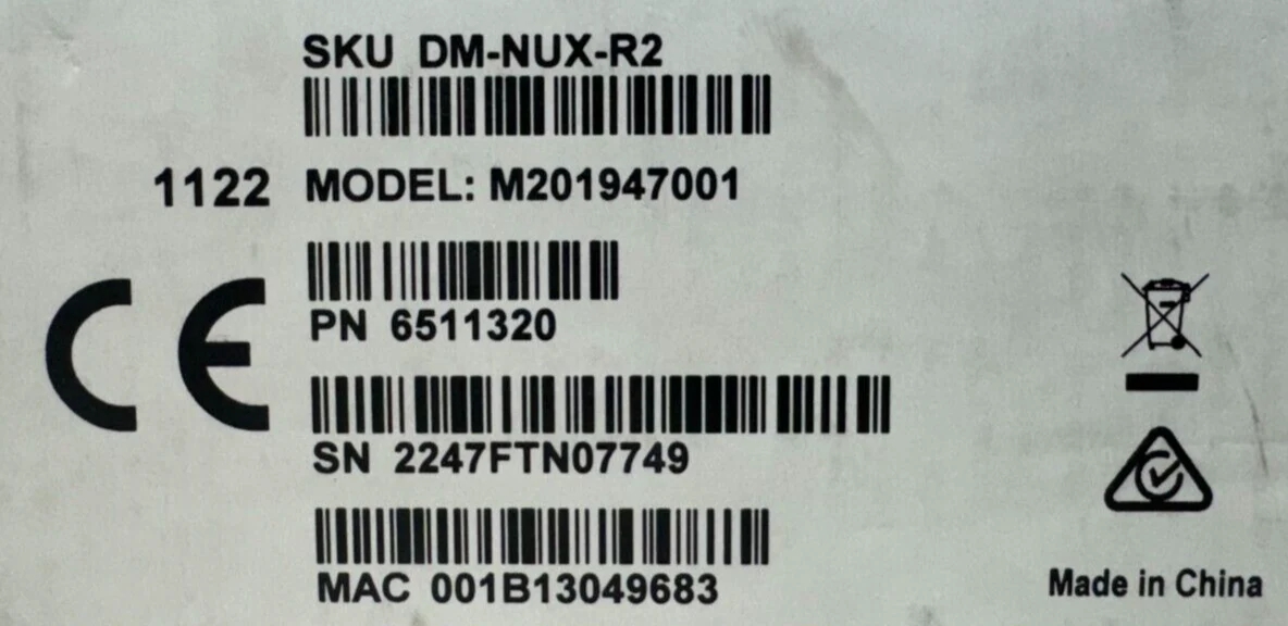 Crestron DM-NUX-R2 DM NUX USB over Network with Routing, Remote 6511320 - Image 2
