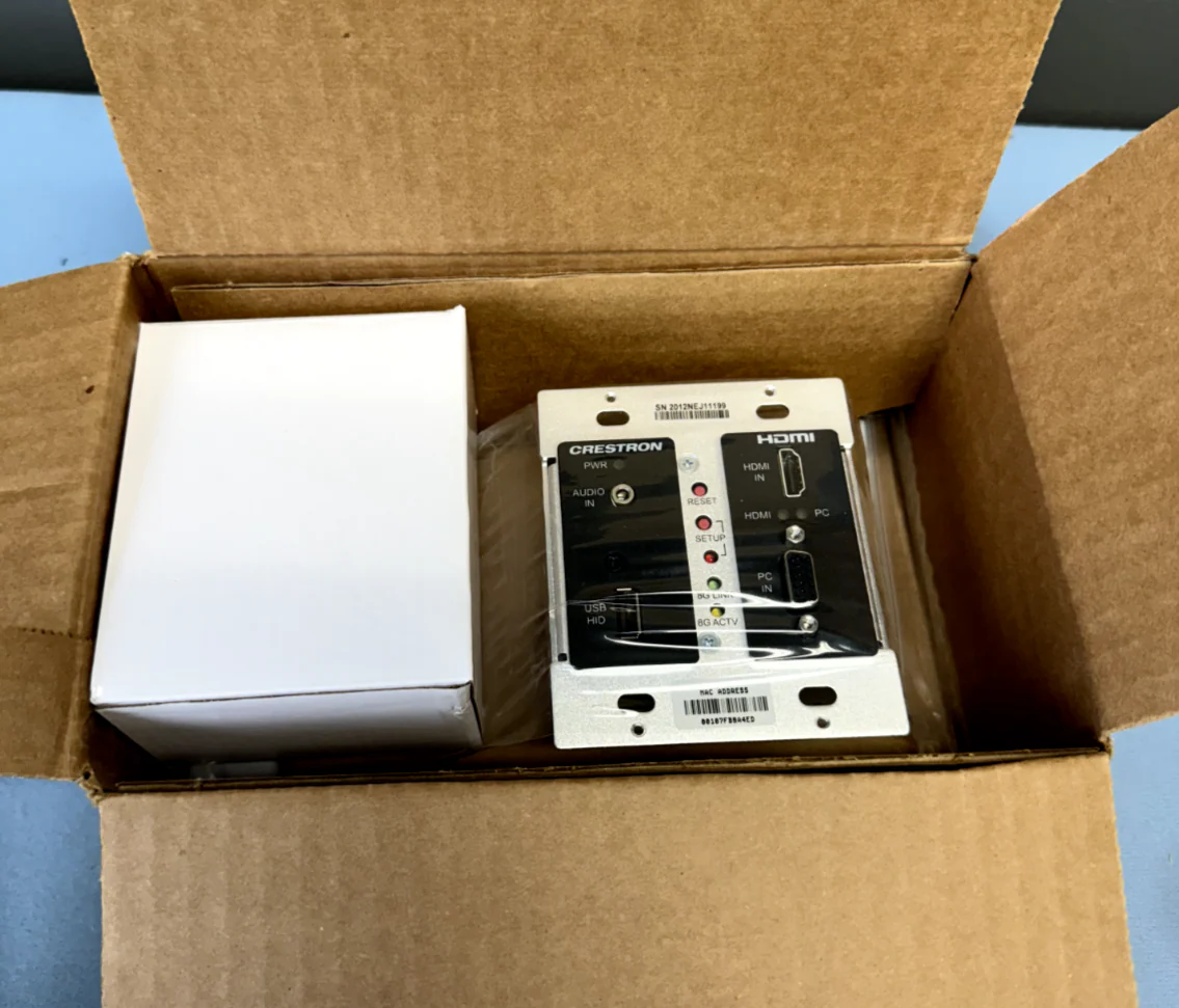 Crestron DM-TX-200-C-2G-B-T Wall Plate DigitalMedia 8G+ Transmitter 200 6505824 - Image 3