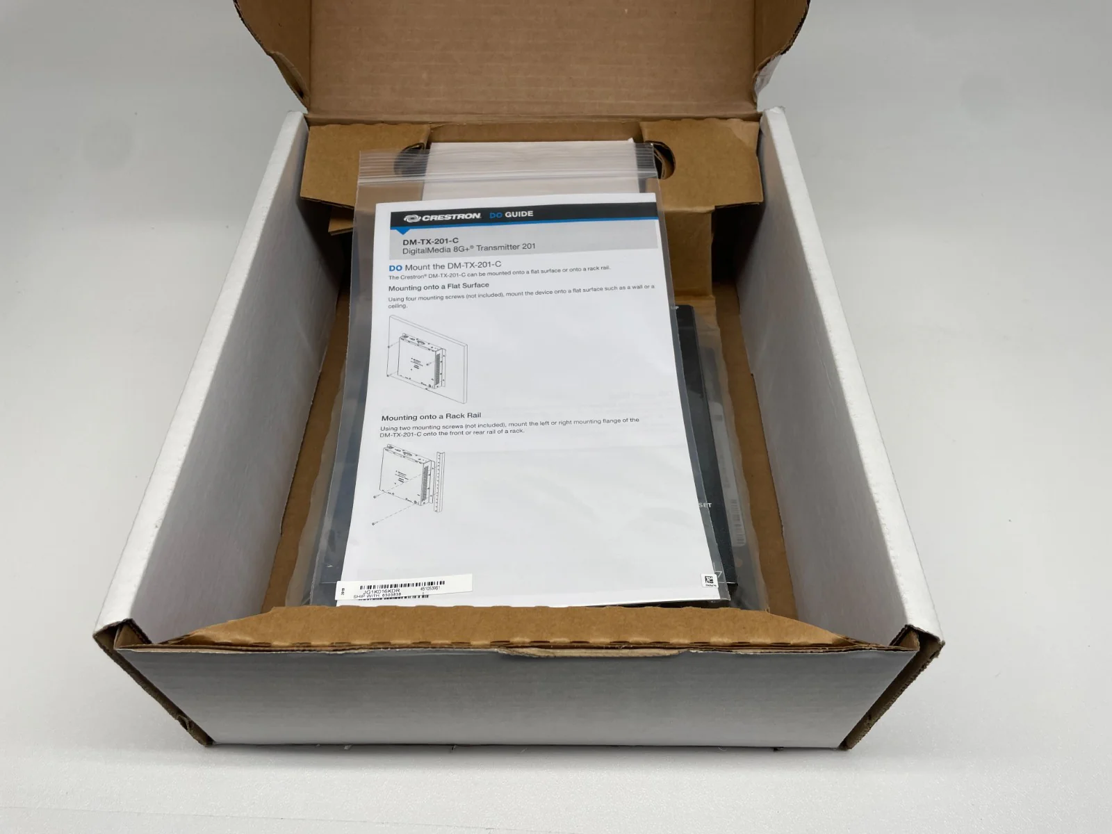 Crestron DM-TX-201-C DigitalMedia 8G+ Transmitter 201 6503838 - Image 3