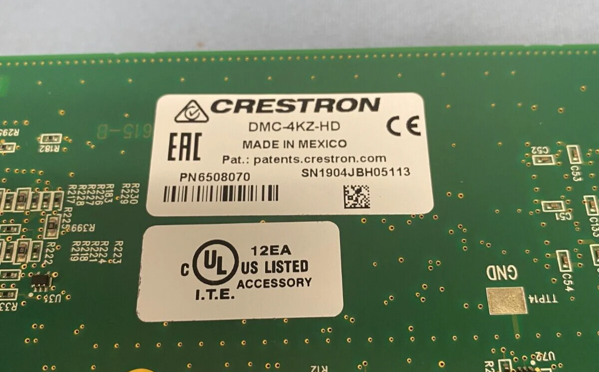 Crestron DMC-4KZ-HD HDMI 4K60 4:4:4 HDR Input Card for DM Switchers 6508070 - Image 3