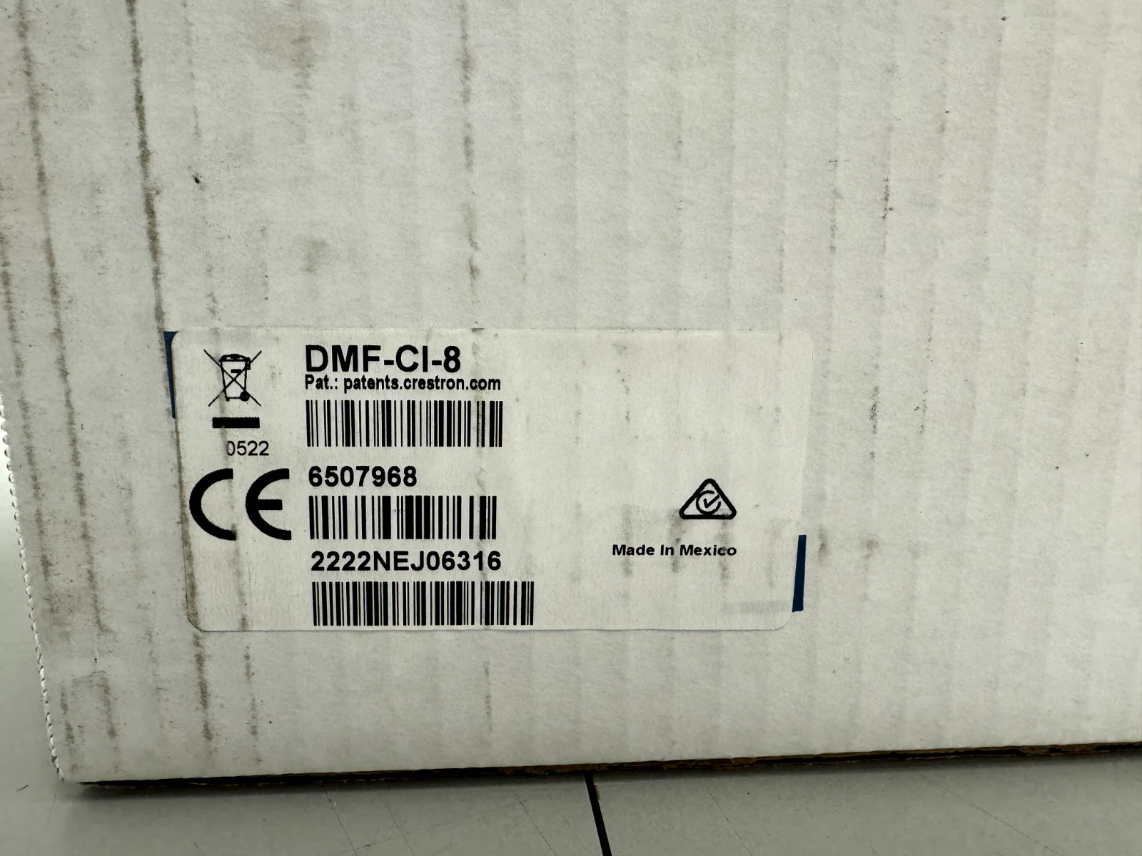Crestron DMF-CI-8 DigitalMedia Card Chasis for DM-NVX-C& DMCF 4K Video - 6507968 - Image 2