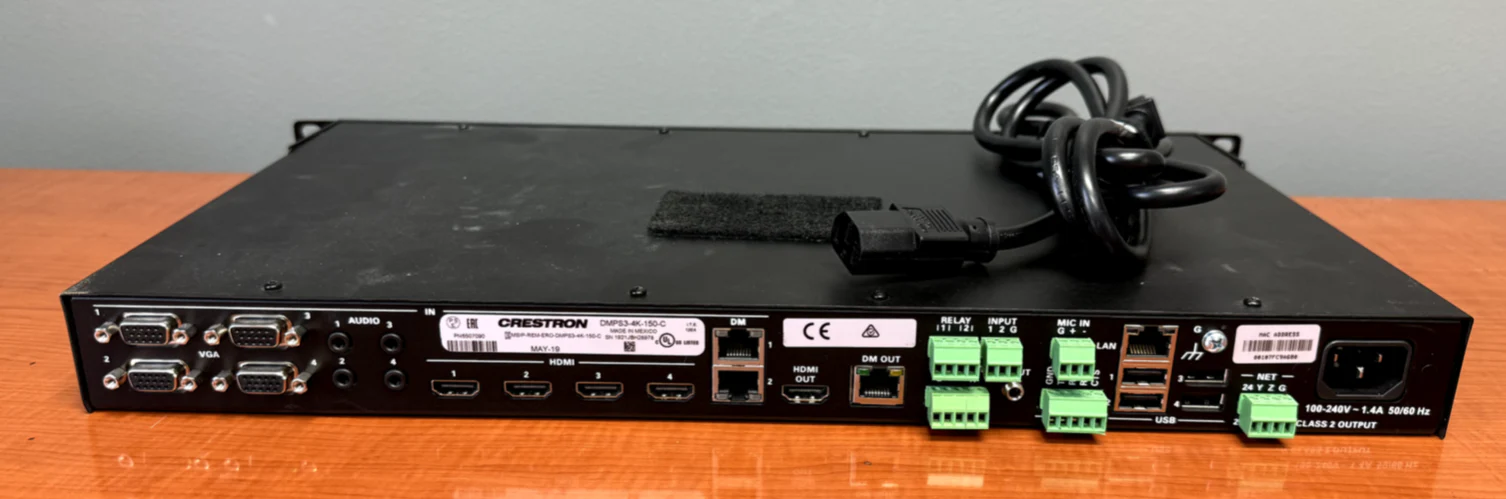 Crestron DMPS3-4K-150-C 3-Series 4K DigitalMedia Presentation System 150 6507090 - Image 3