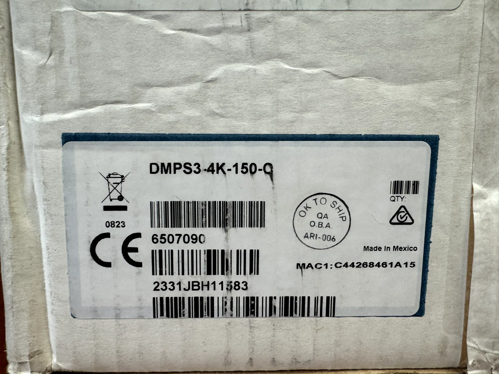 Crestron DMPS3-4K-150-C 3-Series 4K DigitalMedia Presentation System 150 6507090 - Image 2