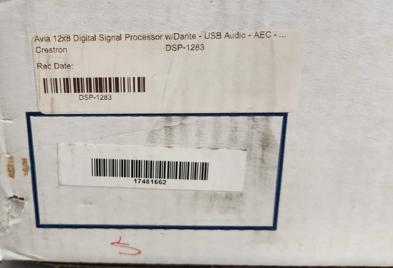 Crestron DSP-1283 Avia 12x8 Digital Signal Processor w/ Dante, USB Audio AEC - Image 6