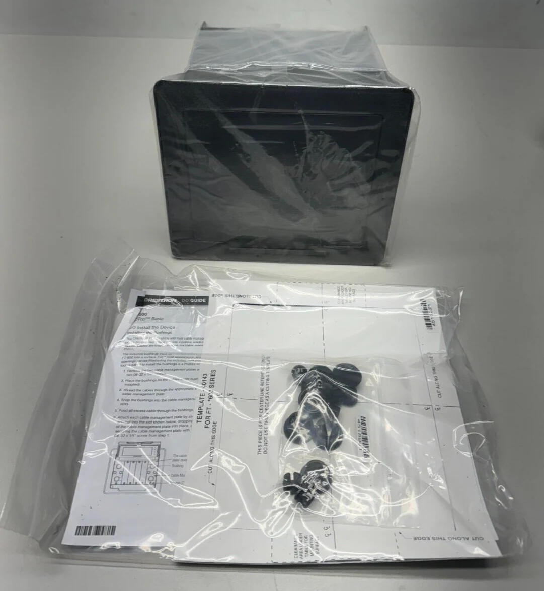 Crestron FT-600-B FlipTop Basic, Black Anodized 6507389 - Image 2