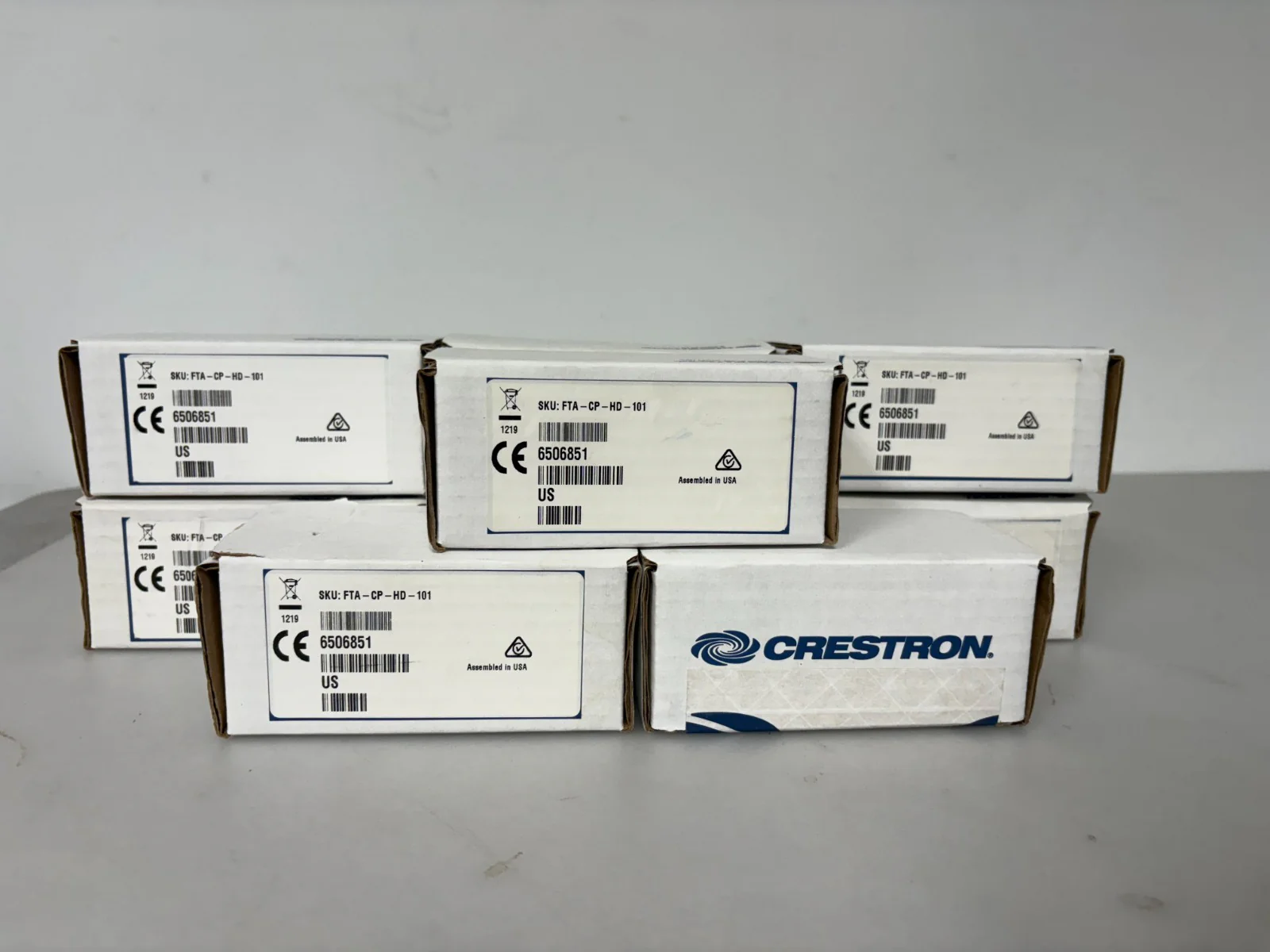 Crestron FTA-CP-HD-101 ( LOT OF 9) HDMI For Flip Top Plate (P/N: 6506851)