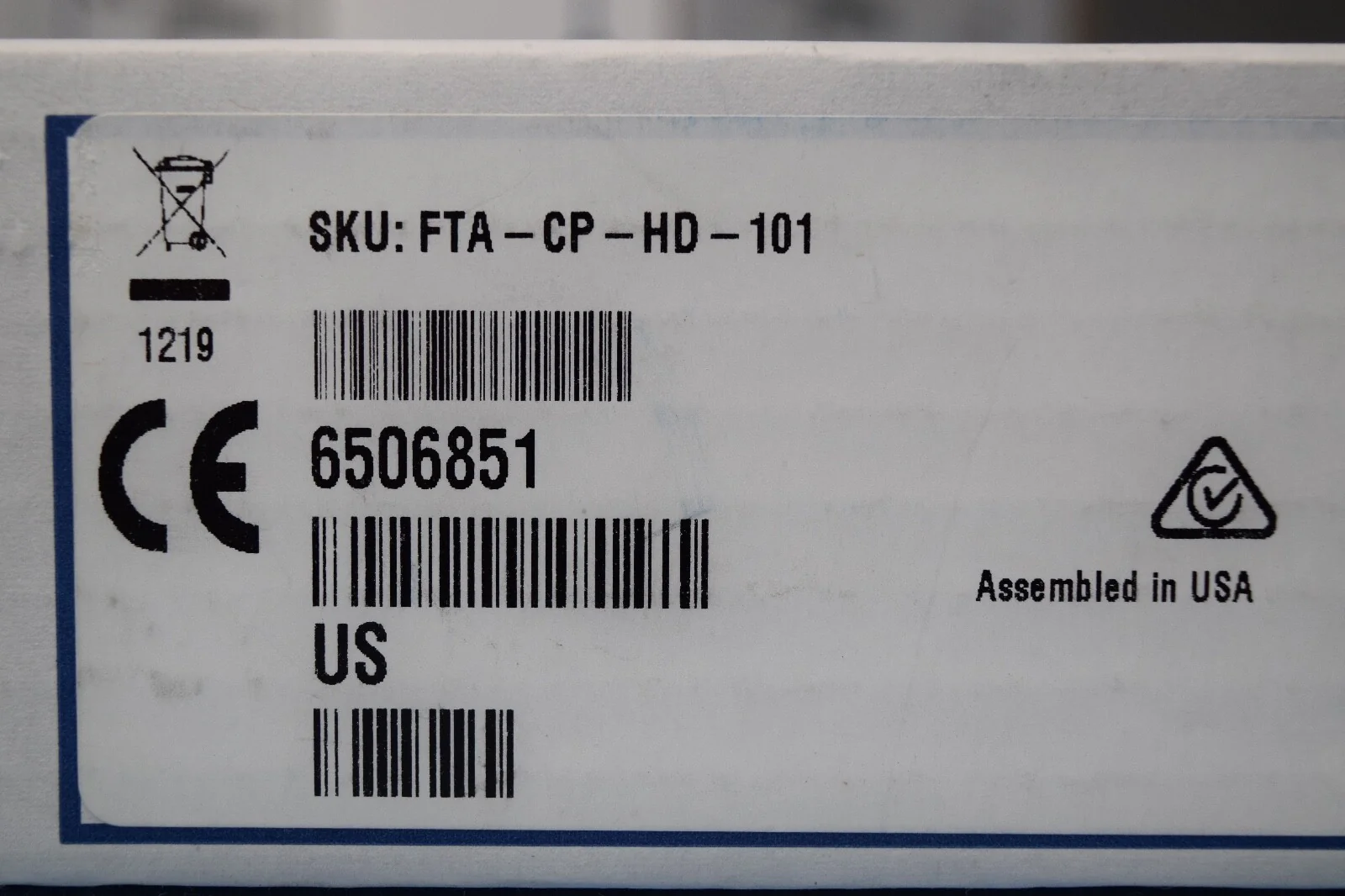Crestron FTA-CP-HD-101 ( LOT OF 9) HDMI For Flip Top Plate (P/N: 6506851) - Image 2