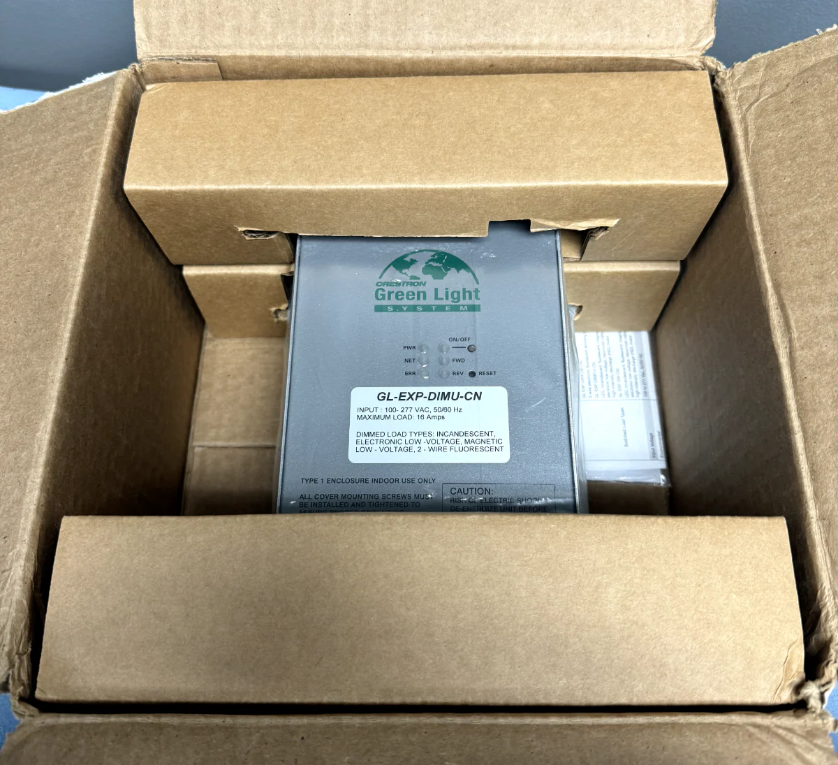 Crestron GL-EXP-DIMU-CN Green Light Universal Dimmer Expansion Module 6507036 - Image 2