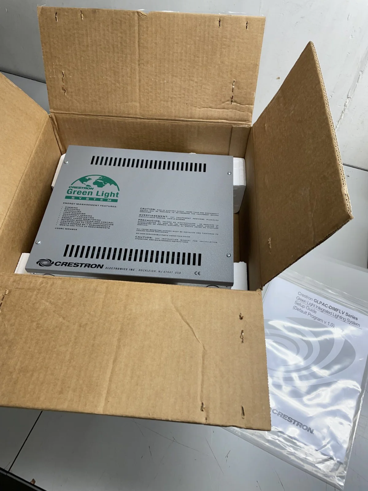 Crestron GLPAC-DIMFLV4 Green Light 4-Channel Integrated Lighting System 6503728 - Image 3