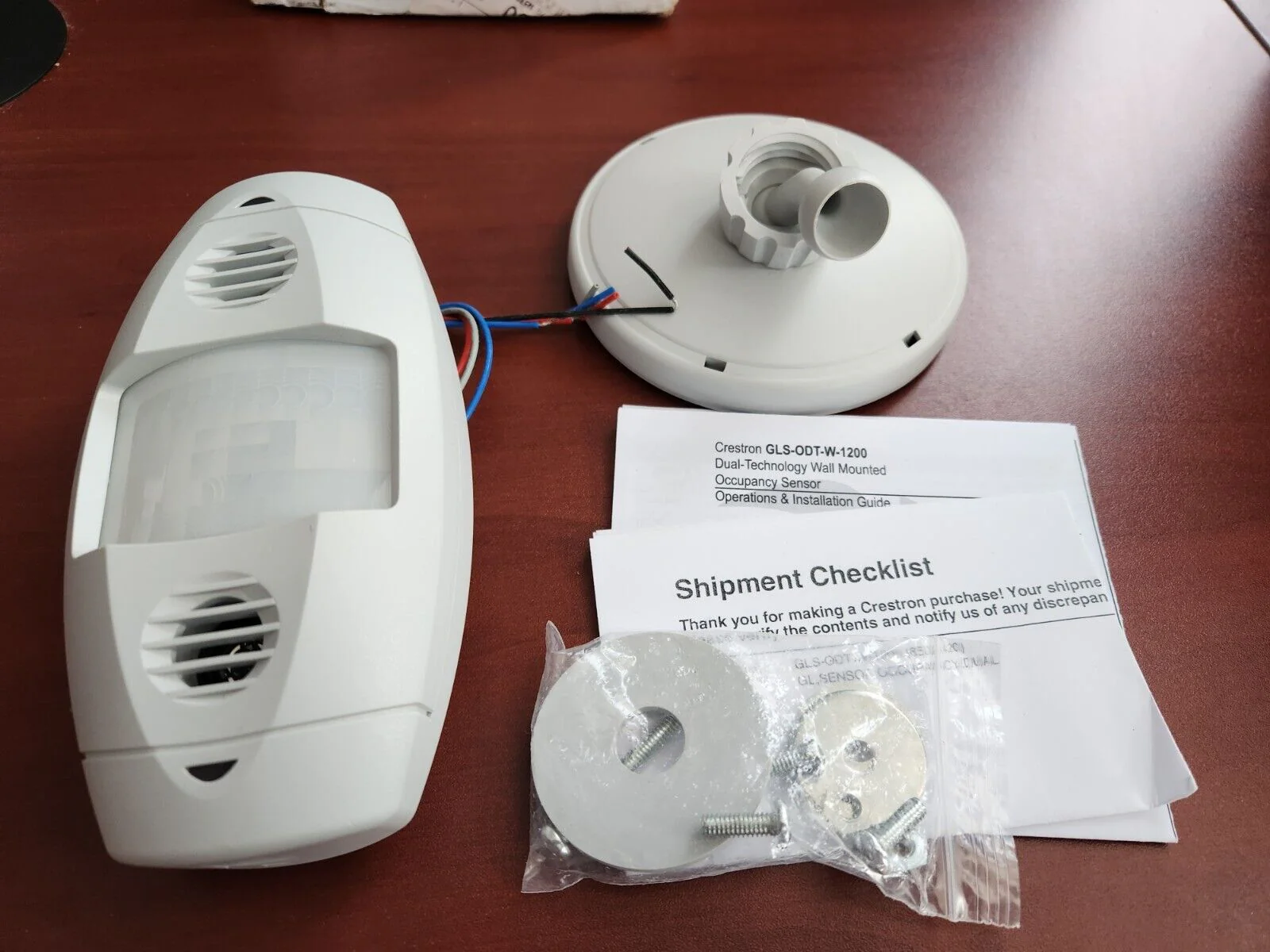 Crestron GLS-ODT-W-1200 Dual-Technology Wall Mount Occupancy Sensor 6502420