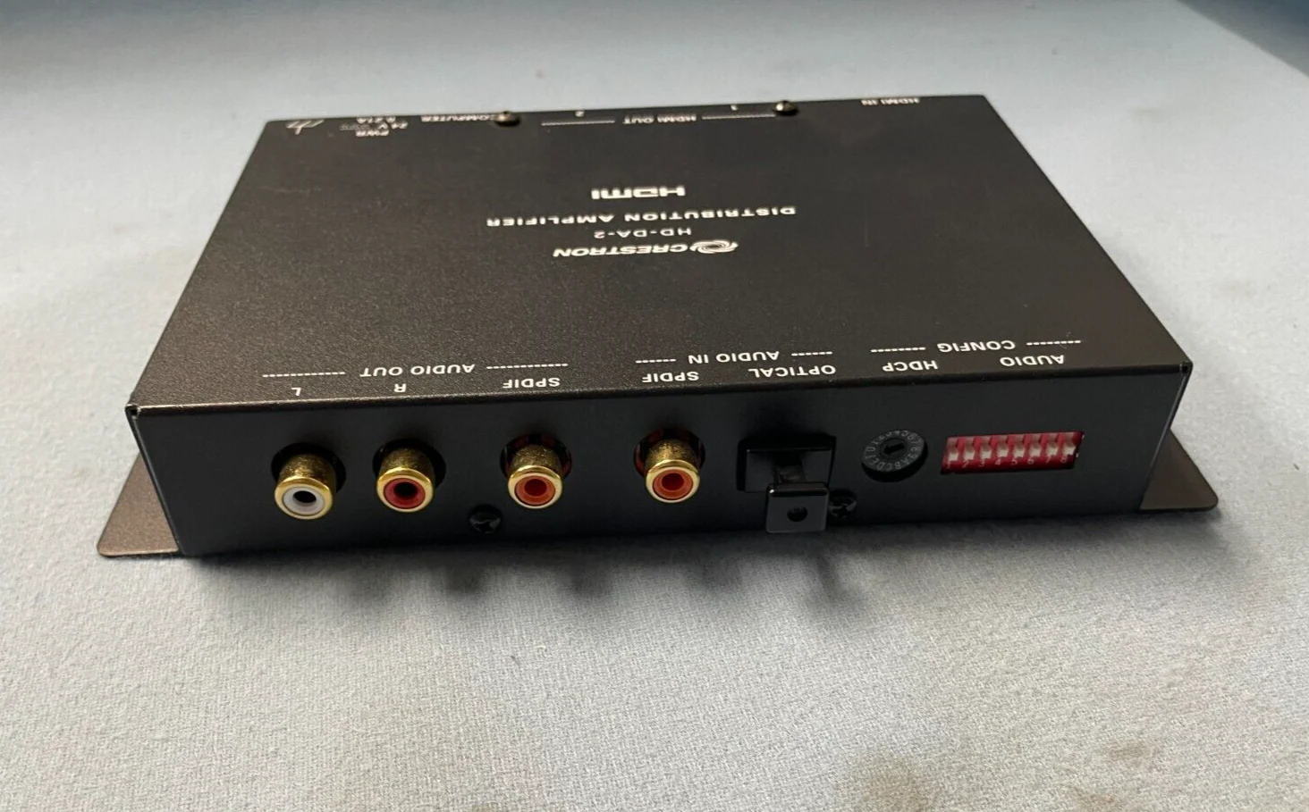 Crestron HD-DA-2 1-to-2 HDMI Splitter Distribution Amplifier Audio Converter Lot - Image 3
