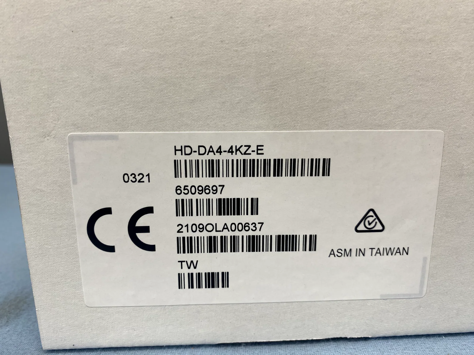 CRESTRON HD-DA4-4KZ-E Distribution Amplifier w/24VDC 100-240VAC Power Pack NEW - Image 2