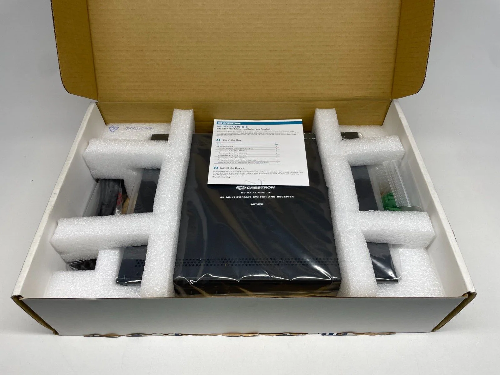 Crestron HD-RX-4K-510-C-E DMPS Lite 4K Multiformat AV Switch/Receiver 6510864 - Image 3