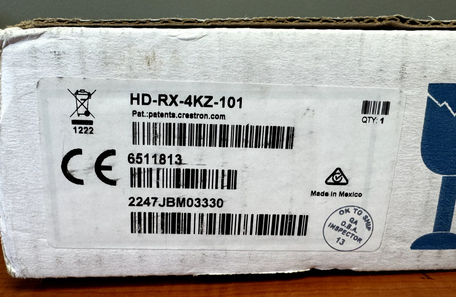 Crestron HD-RX-4KZ-101 DM Lite 4K60 4:4:4 Receiver HDMI Extension 6522813