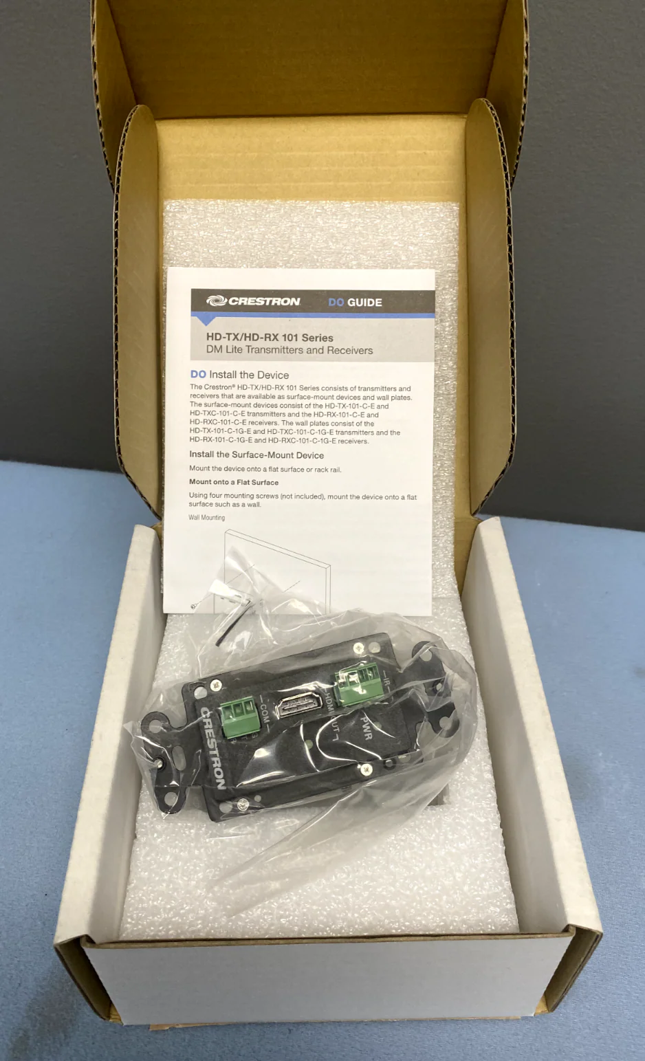 Crestron HD-RXC-101-C-1G-E-B-T DM Lite Receiver for HDMI, IR, & RS-232 6509890 - Image 3