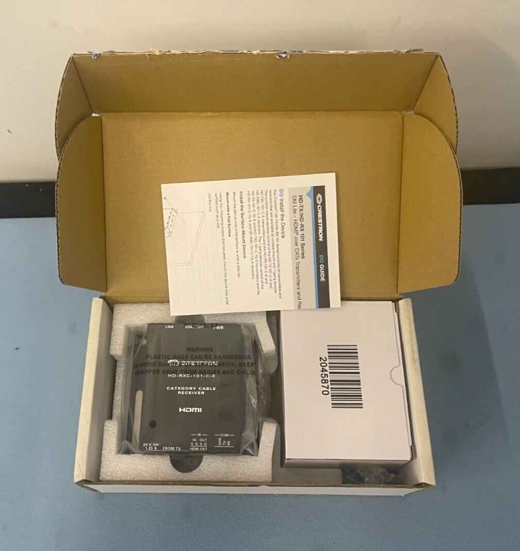 Crestron HD-RXC-101-C-E DM Lite – HDMI over CATx Receiver w/IR & RS-232 6509888 - Image 3