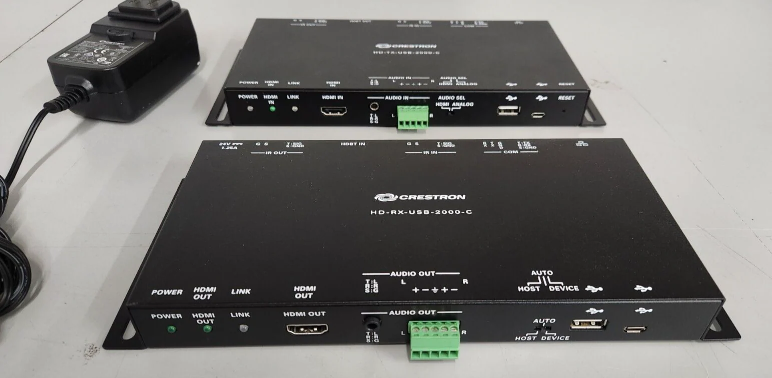 Crestron HD USB 2000 C KIT HD-TX-USB-2000-C & HD-RX-USB-2000-C w/ Power Supply - Image 2