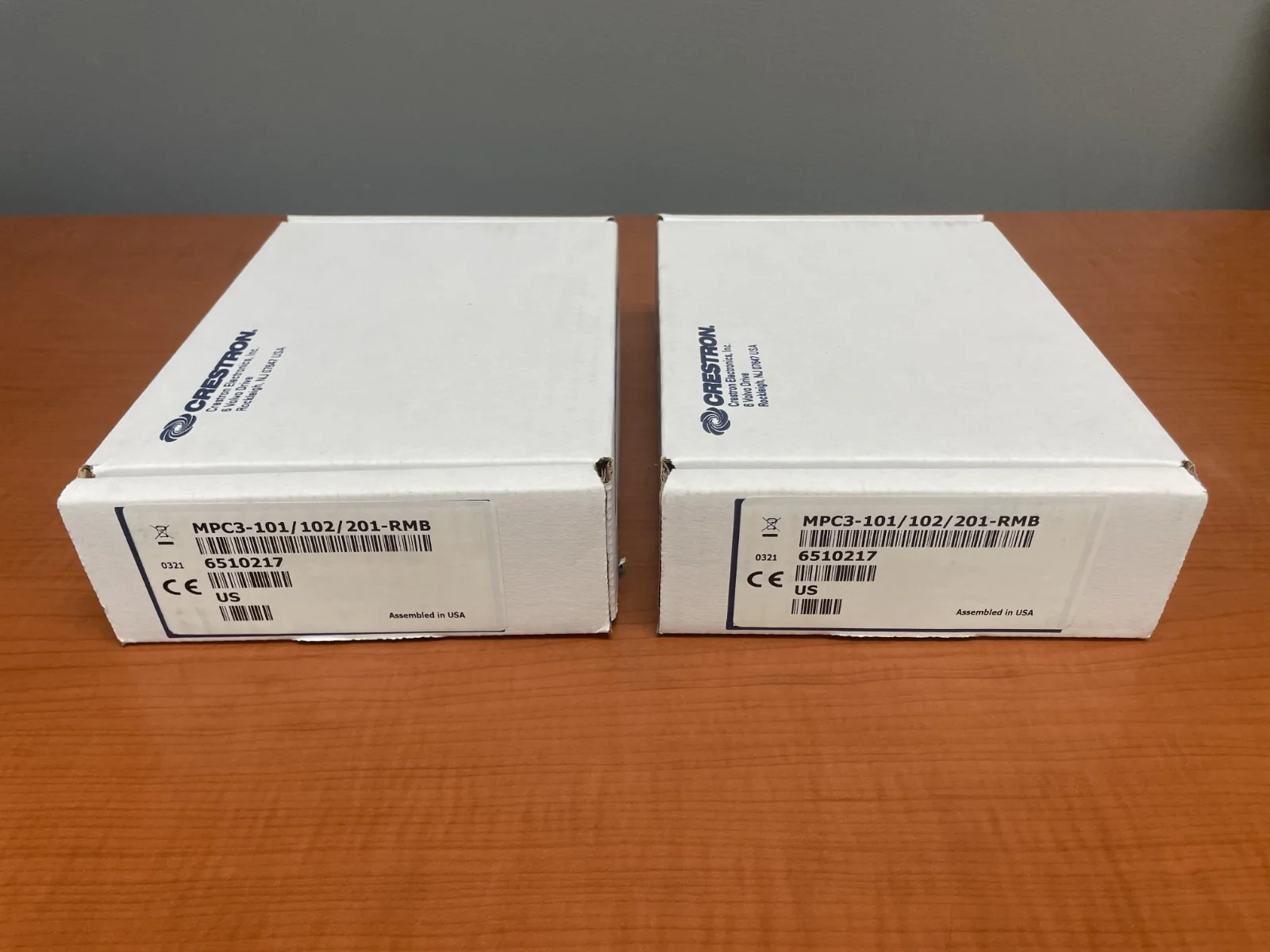 Crestron MPC3-101/102/201-RMB Lot of 2 Retrofit Mounting Brackets 6510217 - Image 2