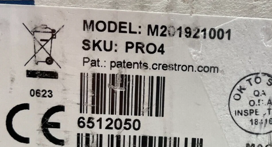 Crestron PRO4 4-Series Rack-Mountable Control System 6512050 - Image 2