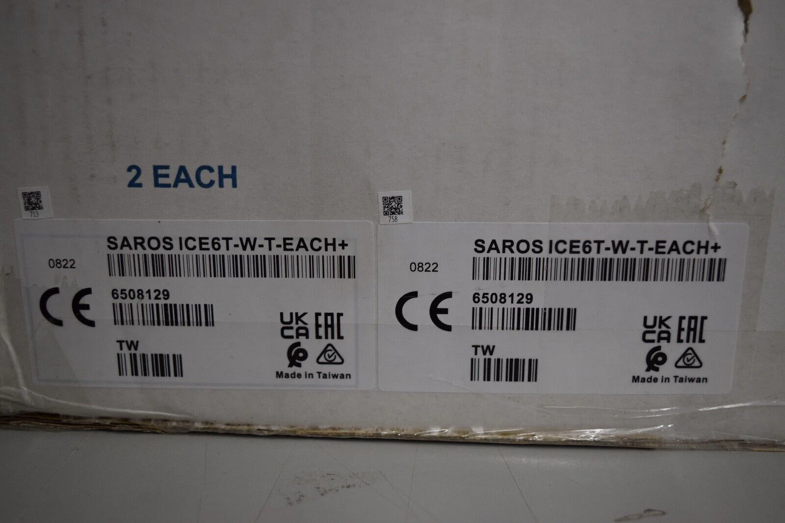 Crestron Saros ICE6T-W-T-EACH 2-Way In-Ceiling Speaker WHITE PAIR 6508129 - Image 2