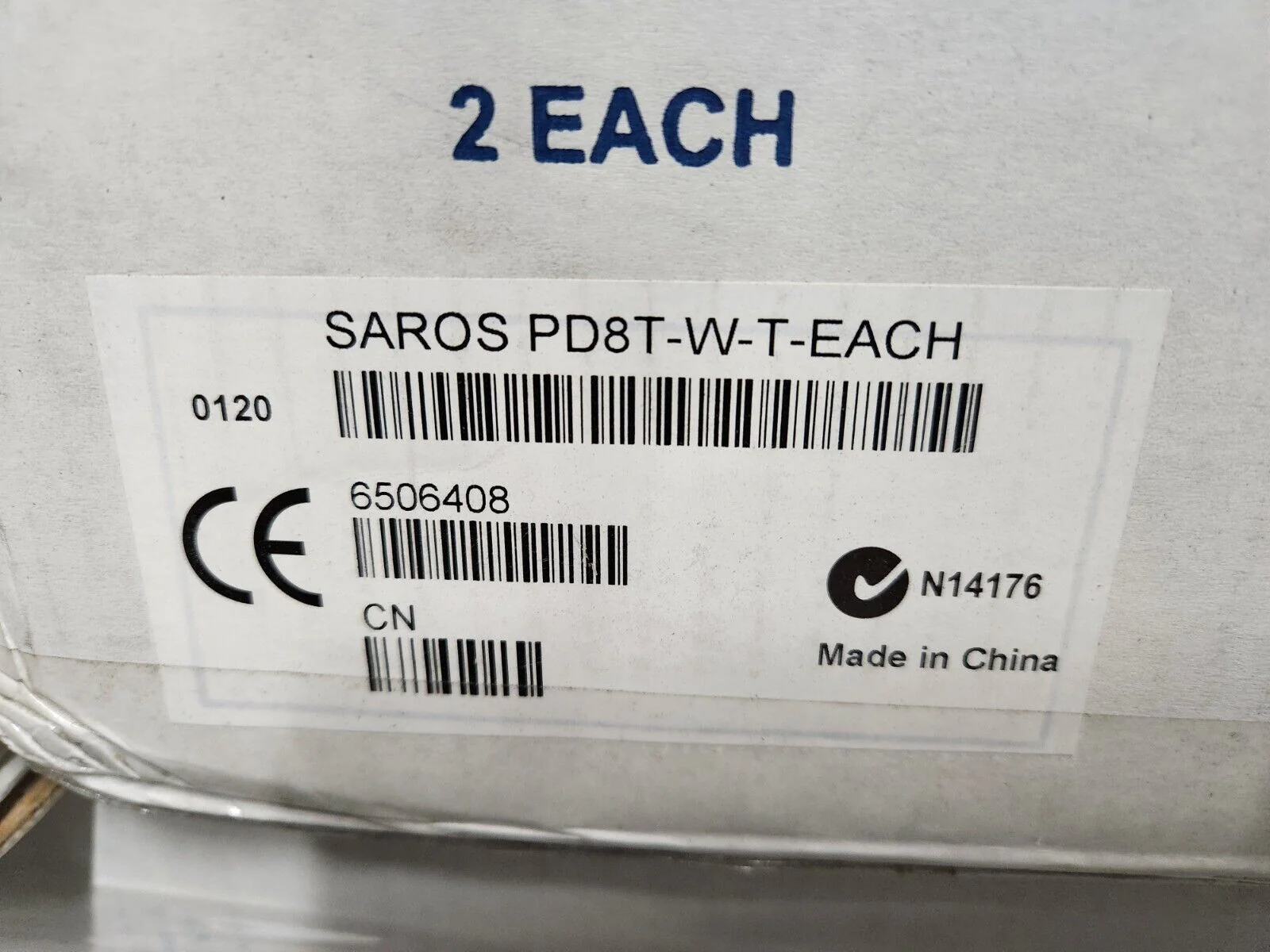 Crestron Saros PD8T-W-T-EACH NEW Pair of 2-Way Pendant Speaker White | 6506408 - Image 2