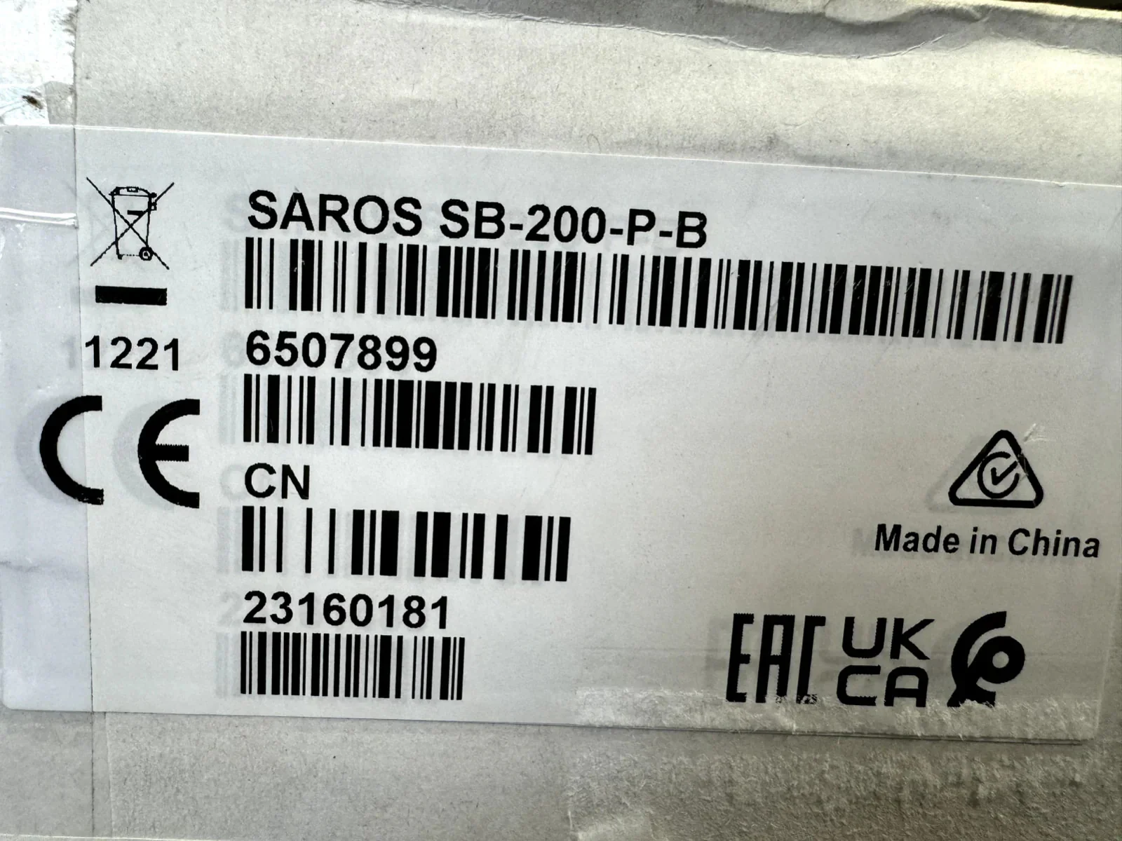Crestron Saros SB-200-P-B Sound Bar 200, Powered, Black 6507899 - Image 2