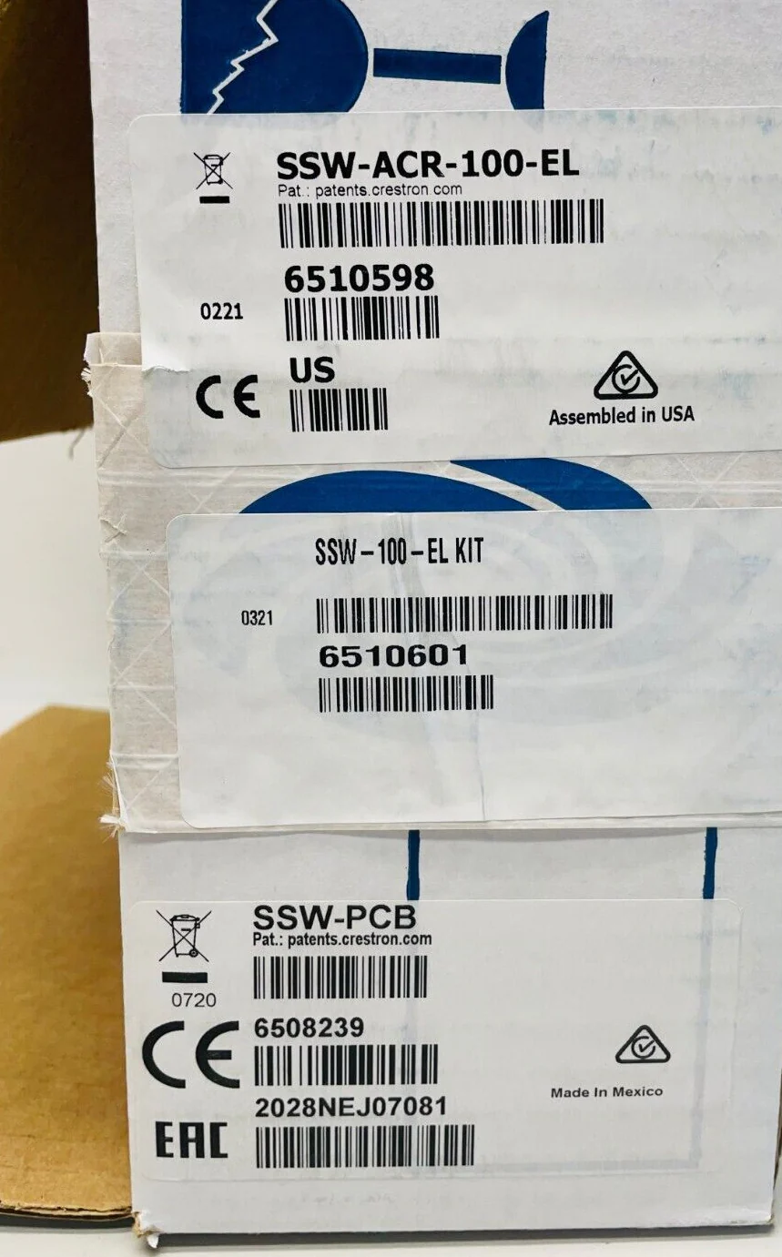 Crestron SSW-100-El KIT Room Availability Hallway Sign, Wall Mount 6510601 - Image 2