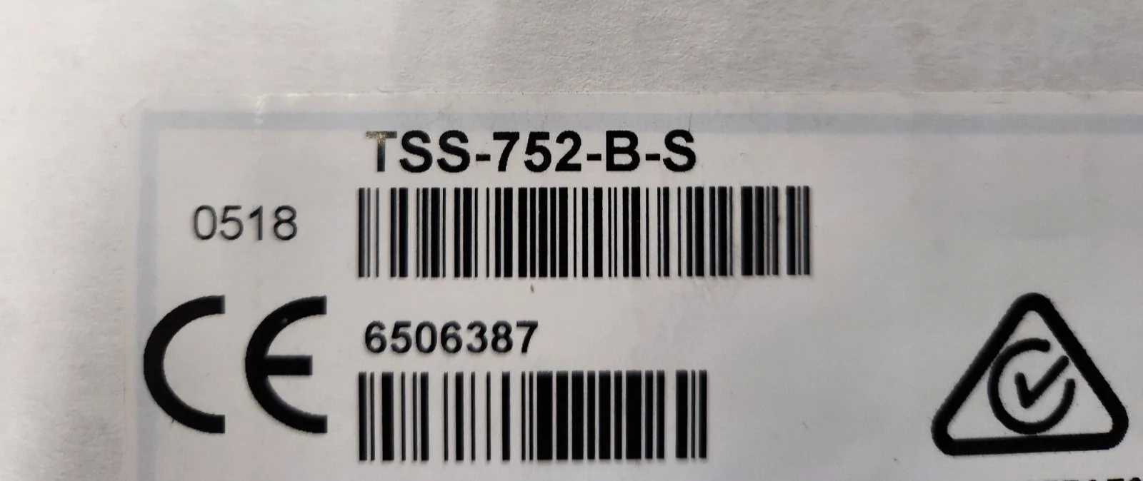 Crestron TSS-752-B-S 7" Touch Screen Control Panel - Black New Sealed - Image 2