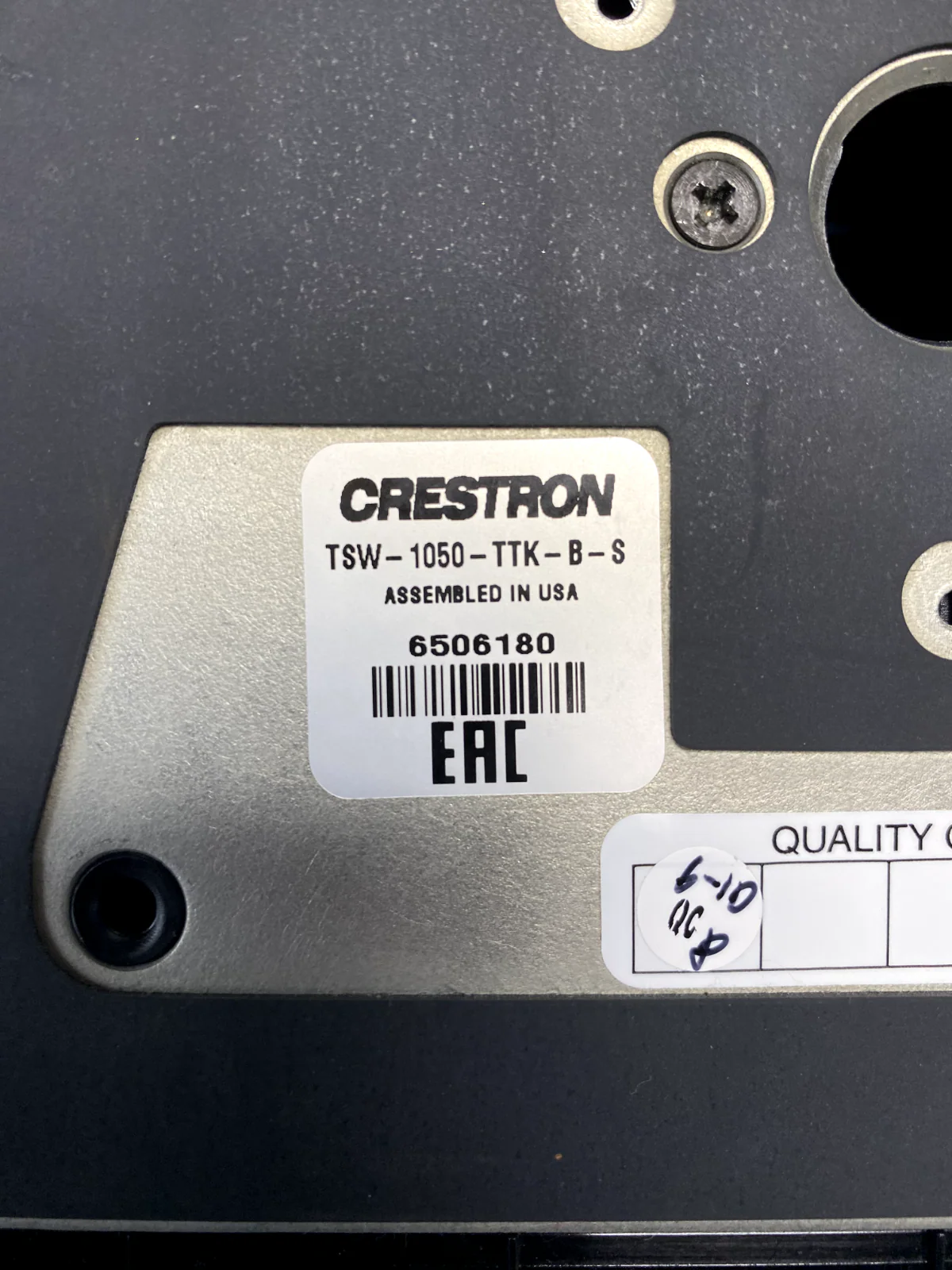 Crestron TSW-1052-B-S 10.1” Touch Screen with Tabletop Kit Black Smooth 6506899 - Image 4